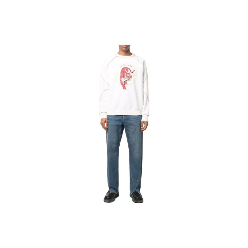 DIESEL Sweatshirts Men White-1