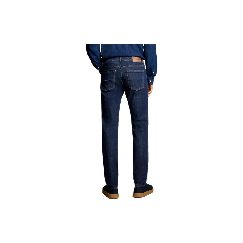 FAY Logo Patch Slim Fit Jeans-1