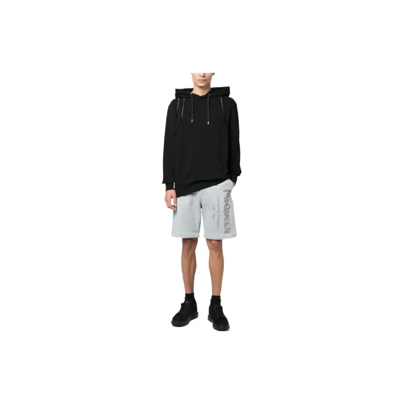 Alexander McQueen Logo Printed Shorts-2