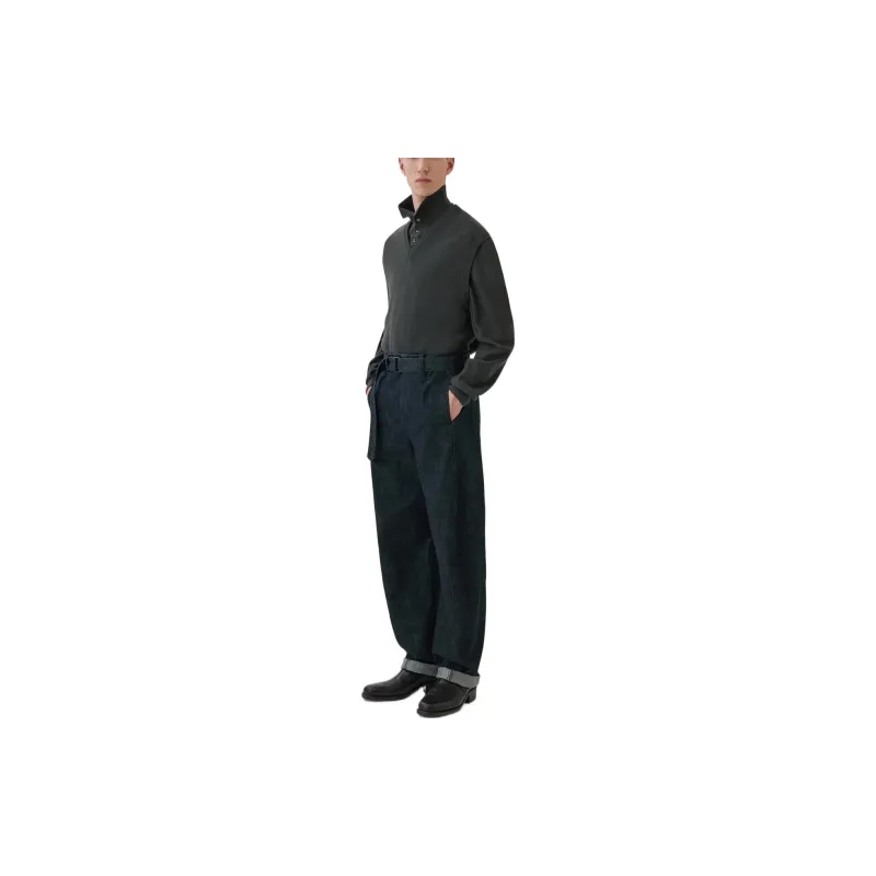 Lemaire Vests Men Gray Brown-1