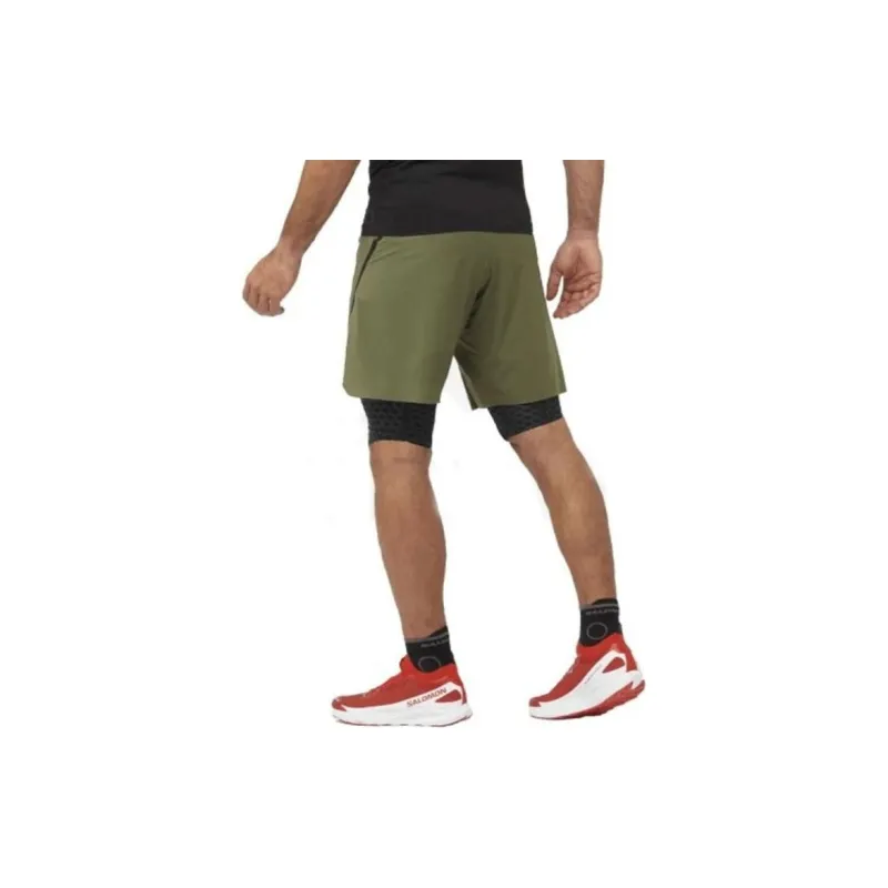 SALOMON Casual Shorts Men's Green-3