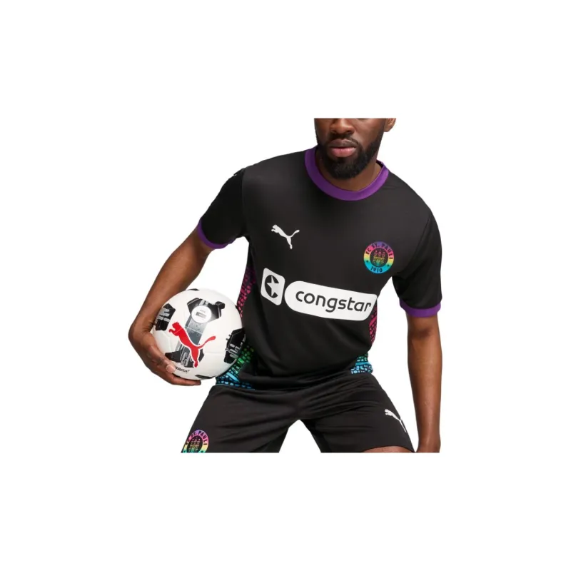 PUMA FC St. Pauli FW24 Third Jersey Soccer Jerseys Men's Black-3