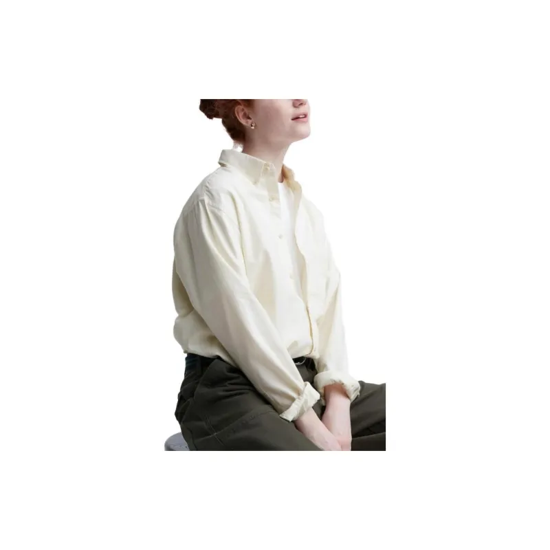 UNIQLO Shirts Men Ivory-3