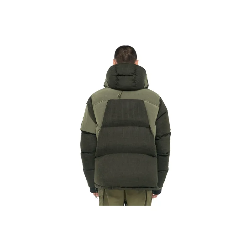 LNG X Nemen Collection Down Jackets Unisex Army Green-2