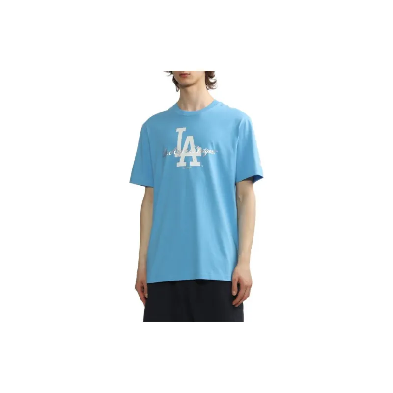 New Era T Shirts Men Light Blue-3