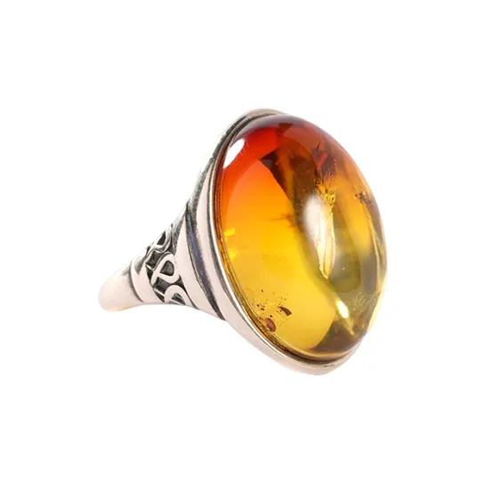 S&A Amber Beeswax Rings Women's-1