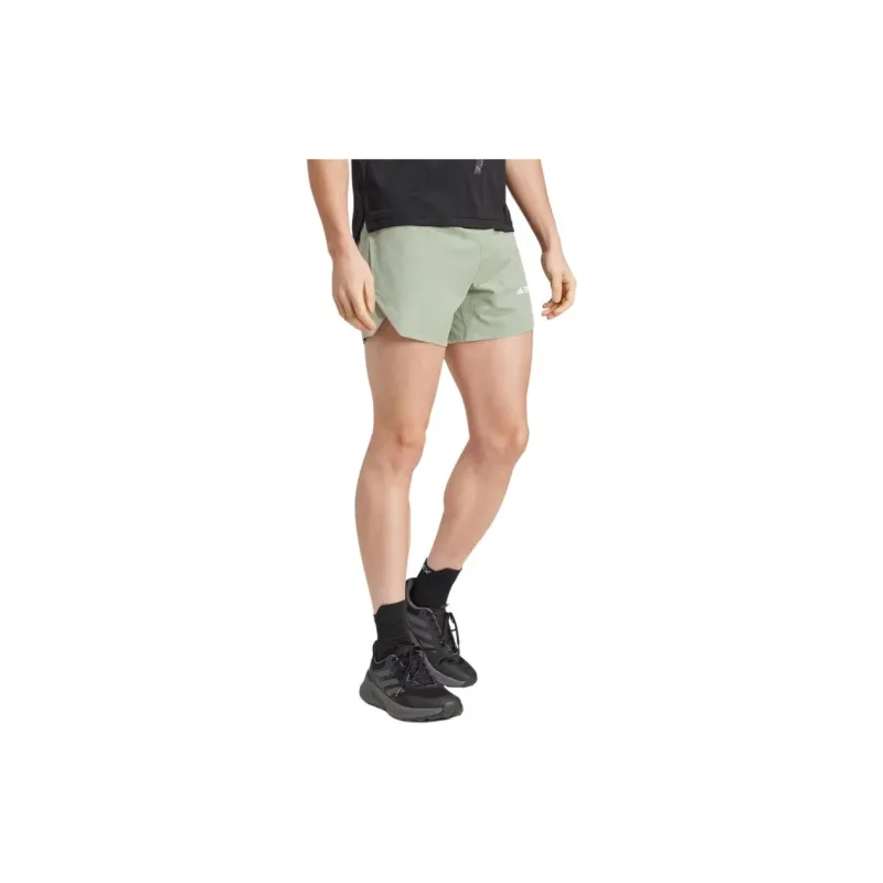 Adidas TERREX TECHROCK PRO TRAIL SHORTS Casual Shorts Men's Silver Green-1