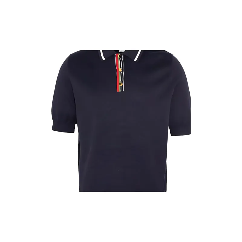 GUCCI Polo Shirts Men Navy Blue-4