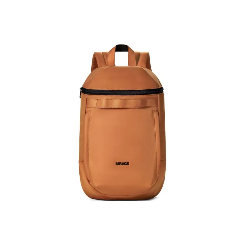 MR.ACE HOMME Nylon Backpack Medium Size Unisex Mist White/Earth Brown/Night Black-5