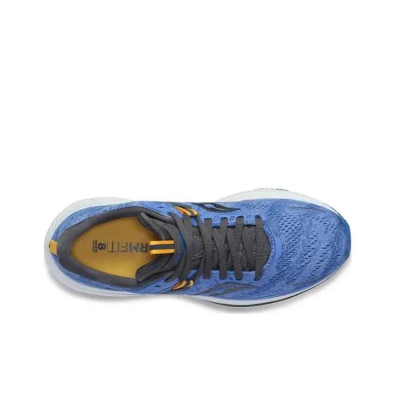 Saucony Omni 21 Wear Resistant Low Top Running Shoes Women's Blue-3