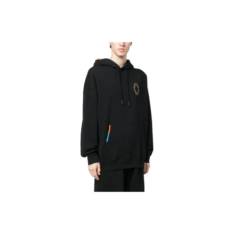 Marcelo Burlon Cross embroidered Drawstring Hood-3