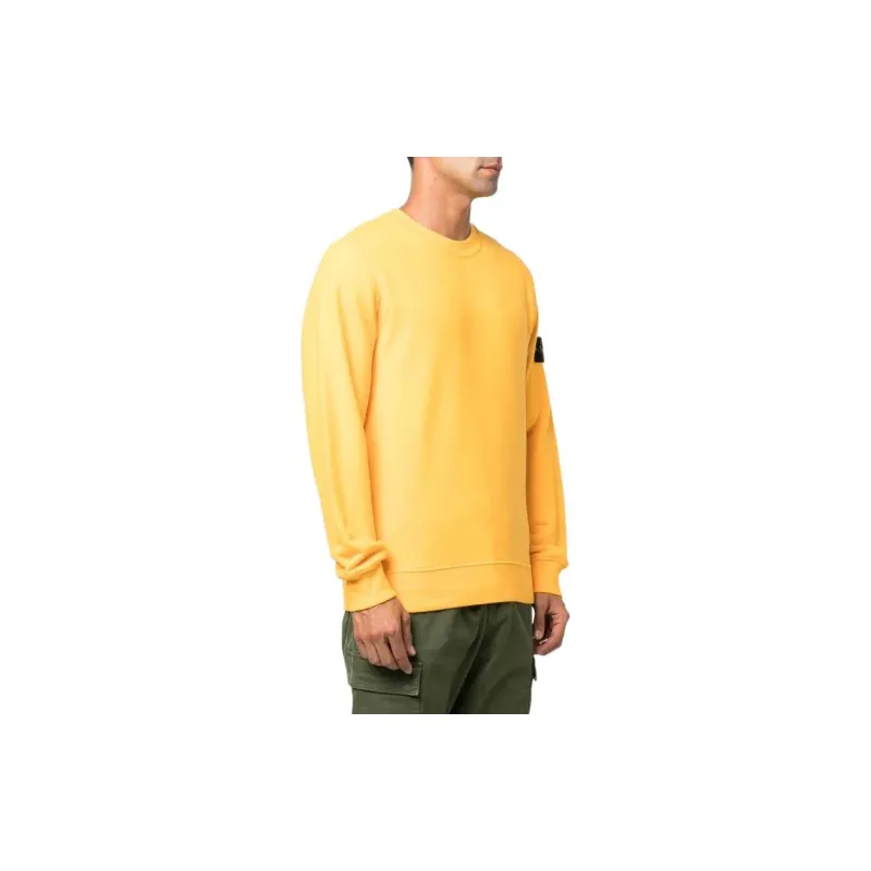 STONE ISLAND Sweatshirt Men's Yellow-3