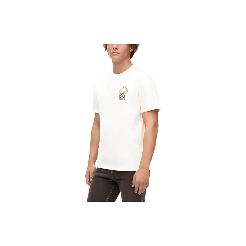 LOEWE x HAERDEYIDONGCHENGBAO LOEWE X Howl's Moving Castle SS23 T Shirt Unisex White-5