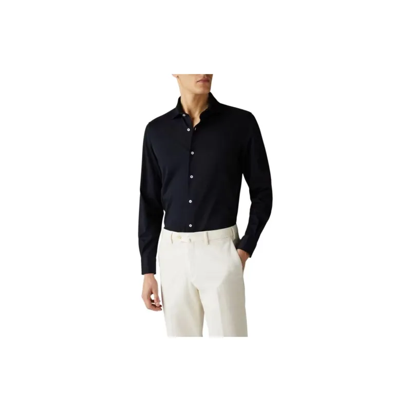 Loro Piana Shirt Men's Marine Blue-2