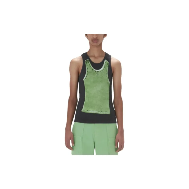 JW Anderson CLAY Series Tank Tops Unisex Black-1