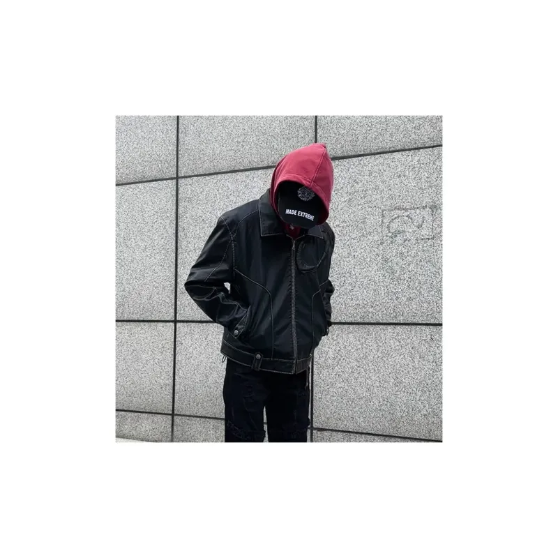 R69 Jackets Unisex Black-3