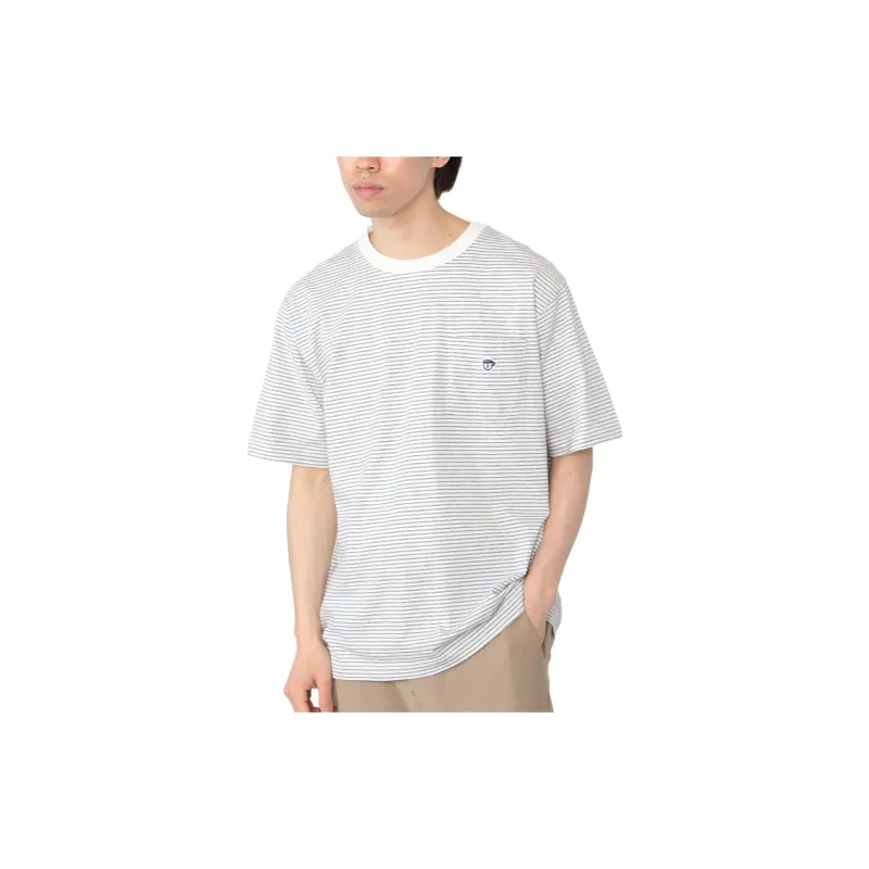 Beams T Shirts Men White Gray-2