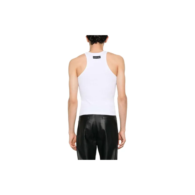 Marine Serre SS24 Tank Tops Men's White-2