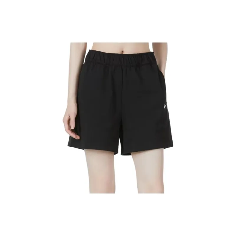 Nike Casual Sportswear Unisex Set Beige Top+Black Shorts-3