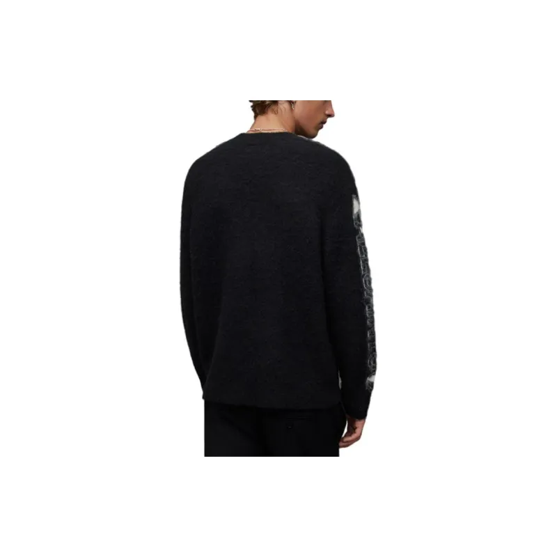 ALLSAINTS Intarsia-knit Logo Jumper-2