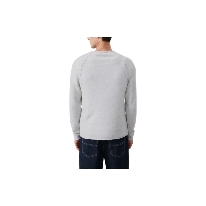 AMERICAN VINTAGE A.M SS24 JUMPER DAMSVILLE Sweater Men's Heather Grey/Stone Grey-2