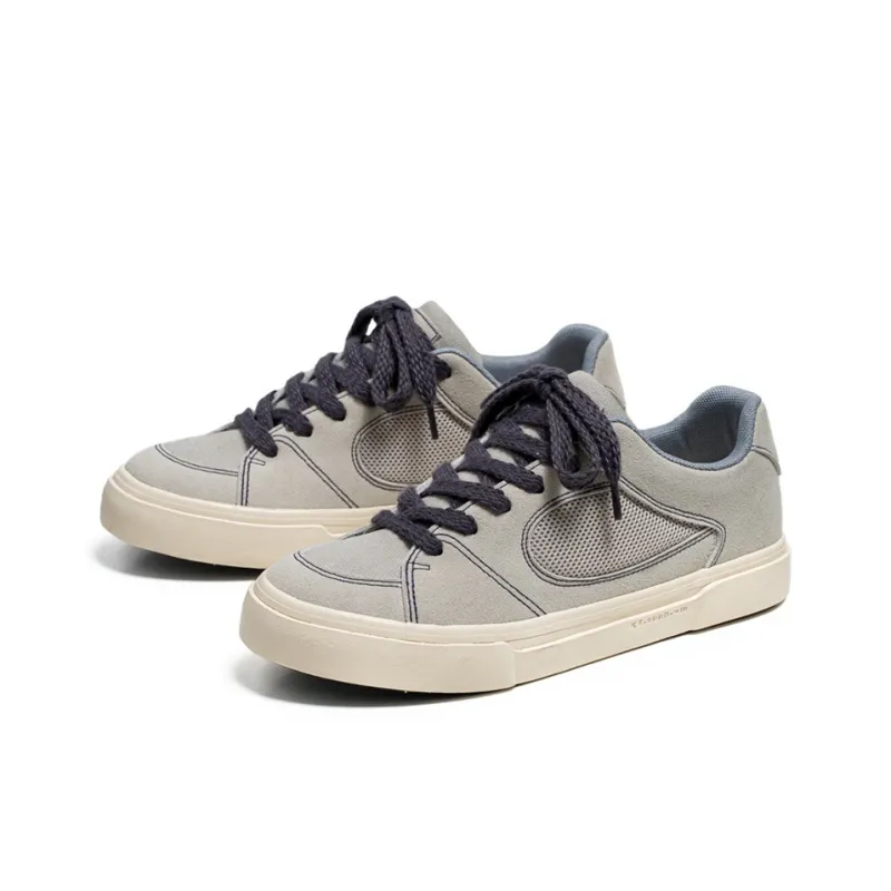 OUGLEMEN Wear-resistant Lightweight Breathable And Non-slip. Low-Top Skateboard Shoes Men's-3
