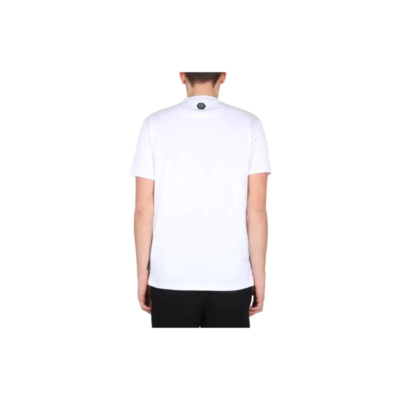 PHILIPP PLEIN Skull print Cotton T shirt-4