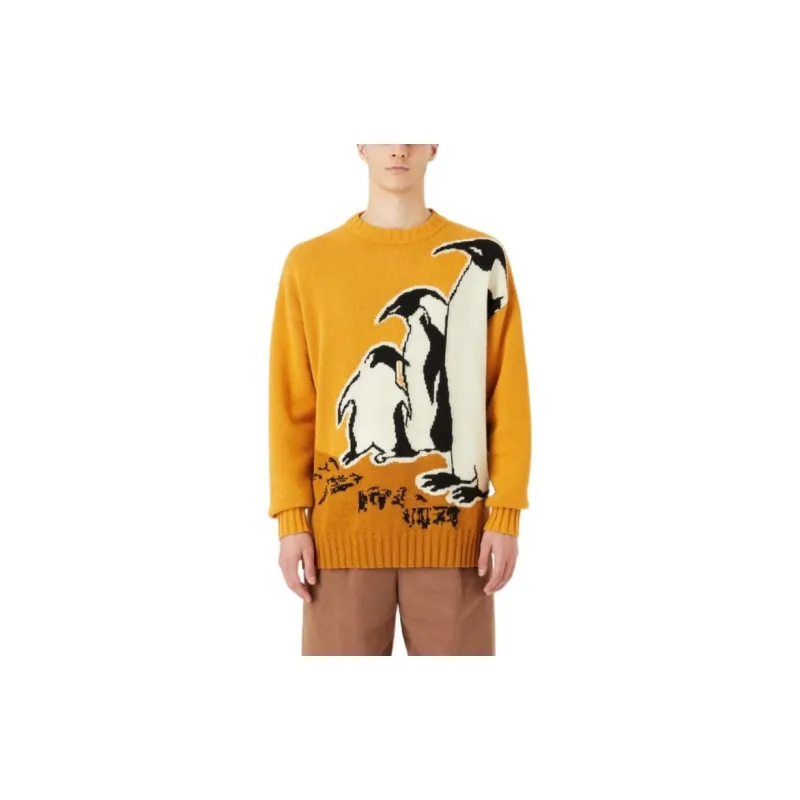 EMPORIO ARMANI Sustainable Collection Sweater Men's Yellow-1