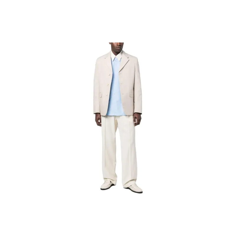 PRADA Single Breasted Long Sleeved Jacket-1