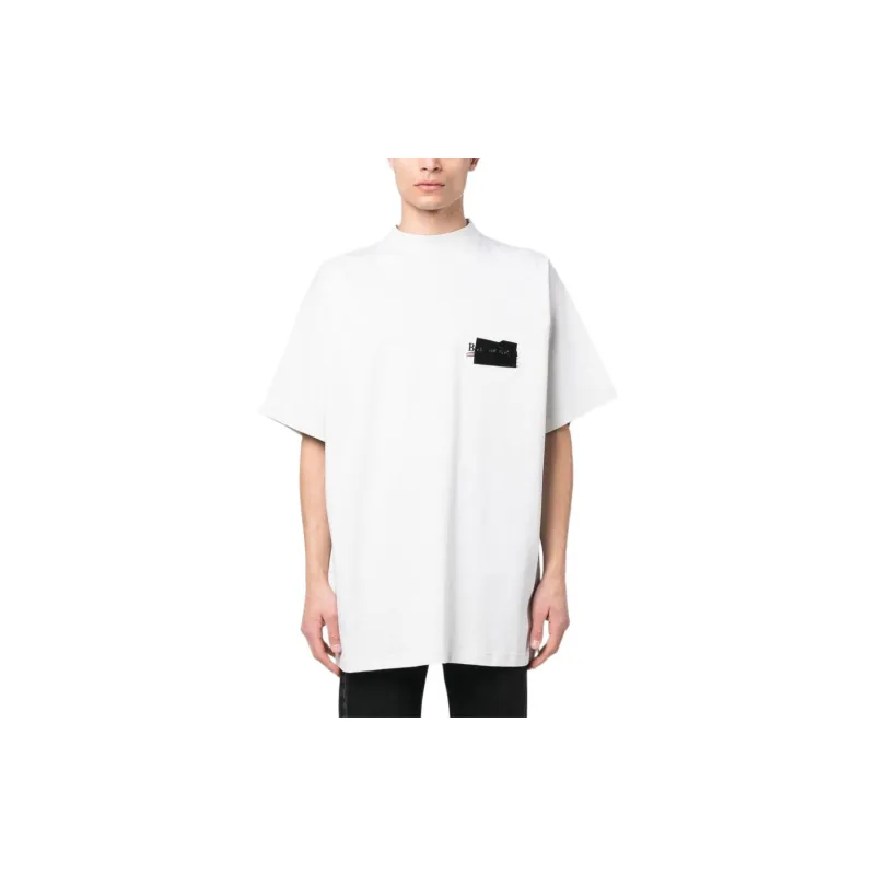 Balenciaga Gaffer Logo Large Fit T Shirt-5