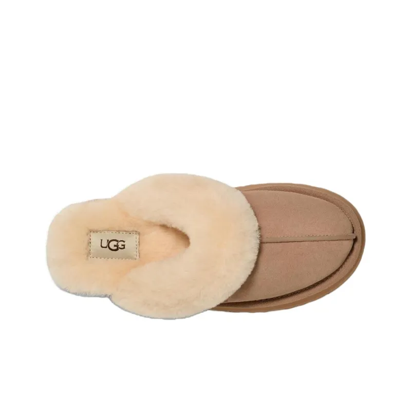UGG Abrasion Resistant Slip Resistant Wrap toe Slippers Women's Brown-3