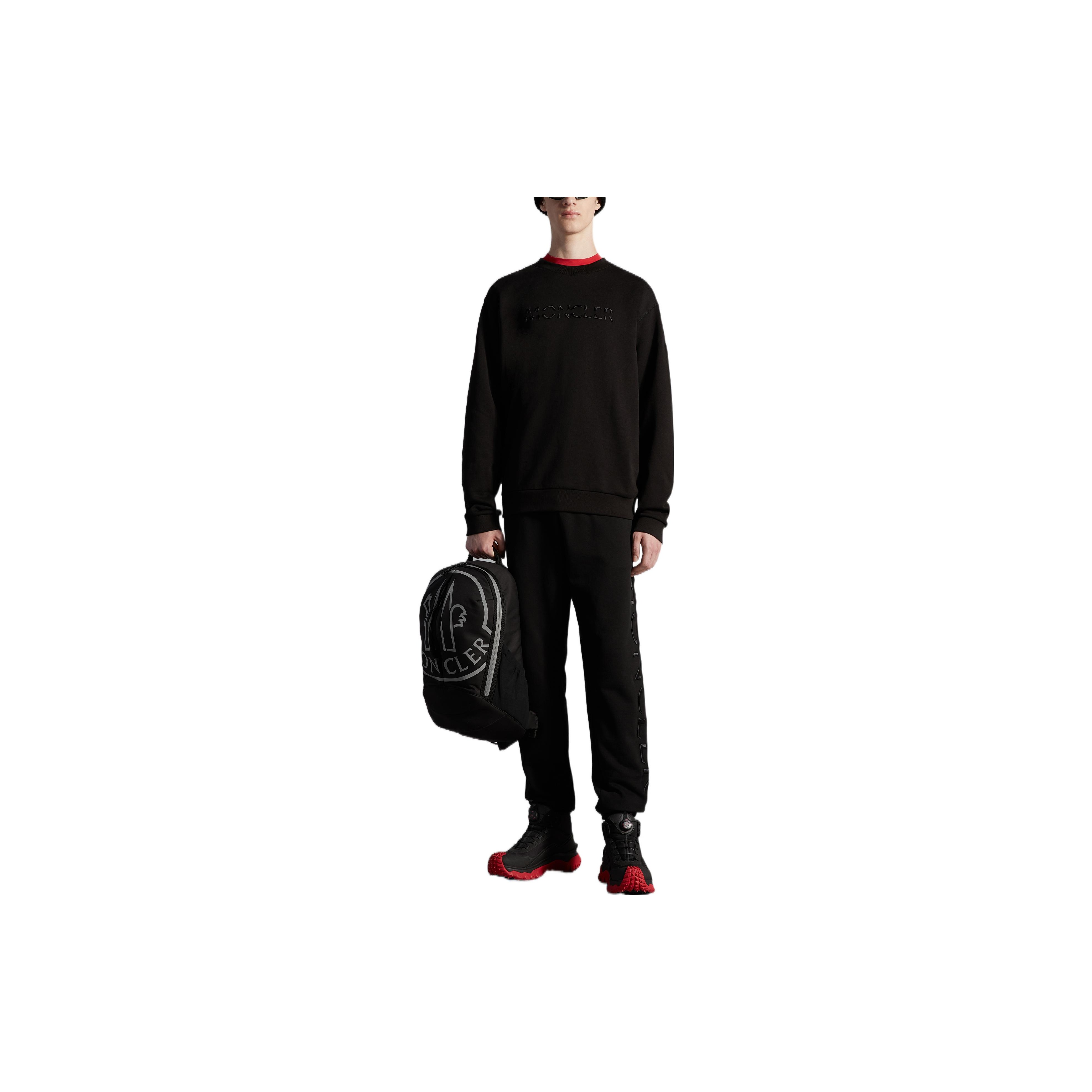 ボトムスその他 MONCLER SS25 Logo patch leggings (K10988H00005899YG 999) White Sweatpants with logo patch Moncler - Vitkac AS