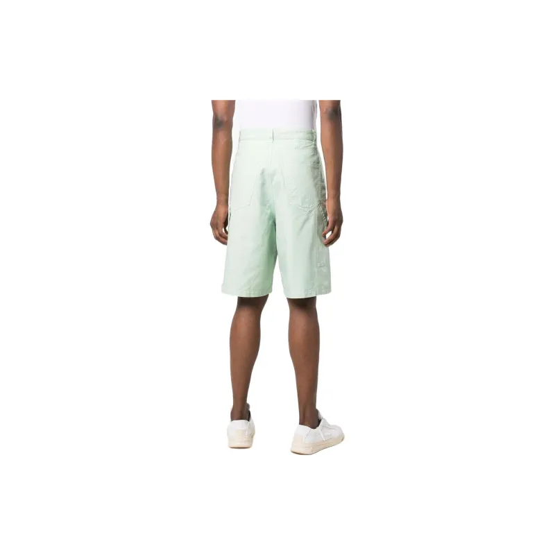 AMIPARIS Wide leg Loop strap Bermuda Shorts-2