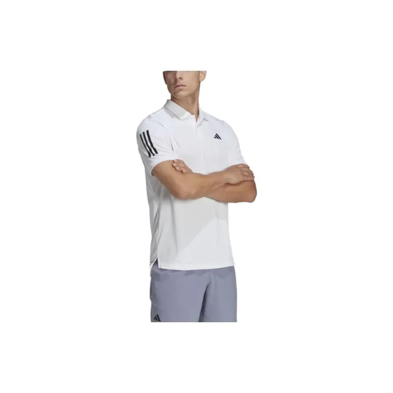 Adidas Club 3-Stripes Tennis Polo Shirt Polo Shirt Men's White-3