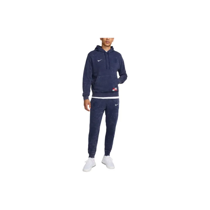 Nike Paris Saint Germain Club Men's Nike Soccer French Terry Pullover Hoodie-2