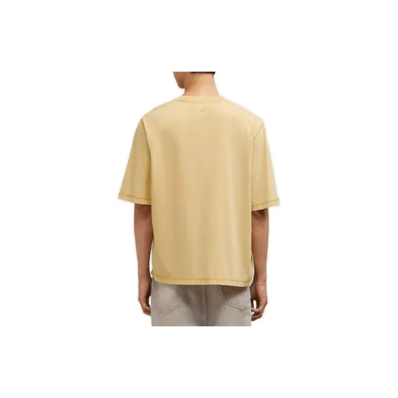 AMIPARIS Ami De Coeur Logo embroidered Cotton T shirt-2