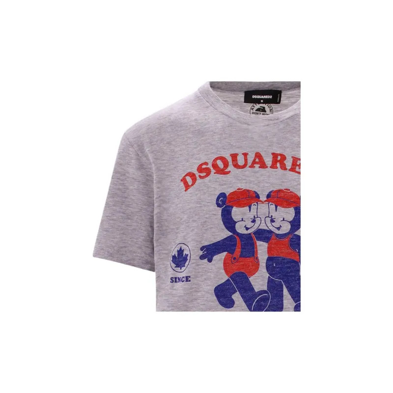 DSQUARED2 Logo print Short sleeve T shirt-2