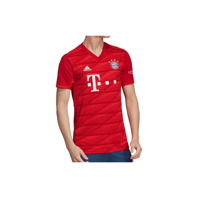 Adidas Bayern Munich Black Bayern Soccer Collection Soccer Jersey Men's Red-2