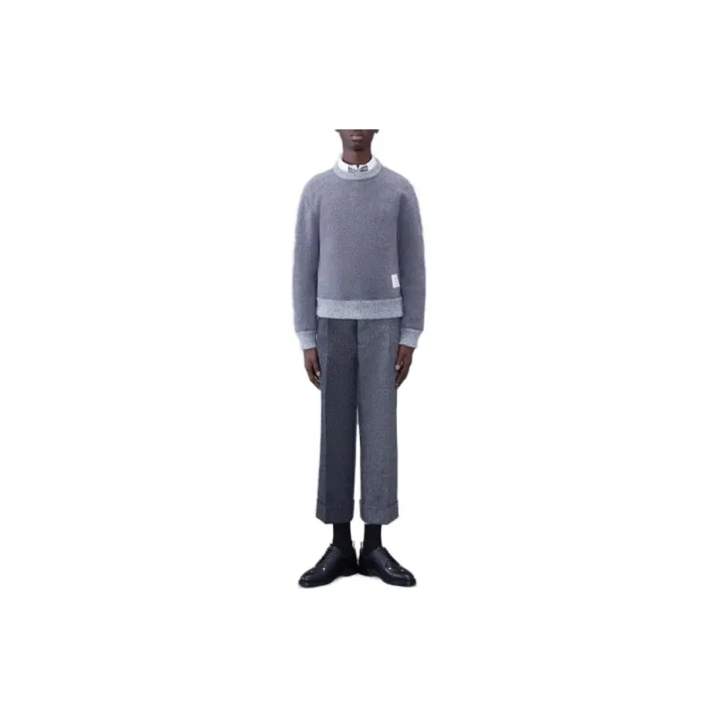 THOM BROWNE Crewneck Knitted Jumper-2