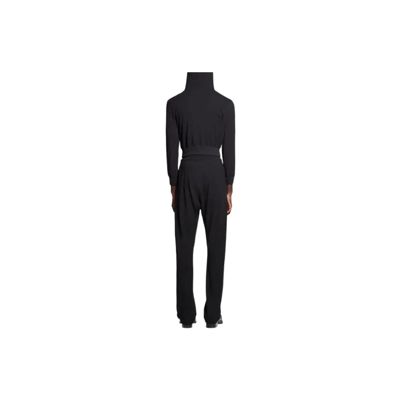 Balenciaga SS24 Knitted Sweatpants Regular Fit Unisex Black-3