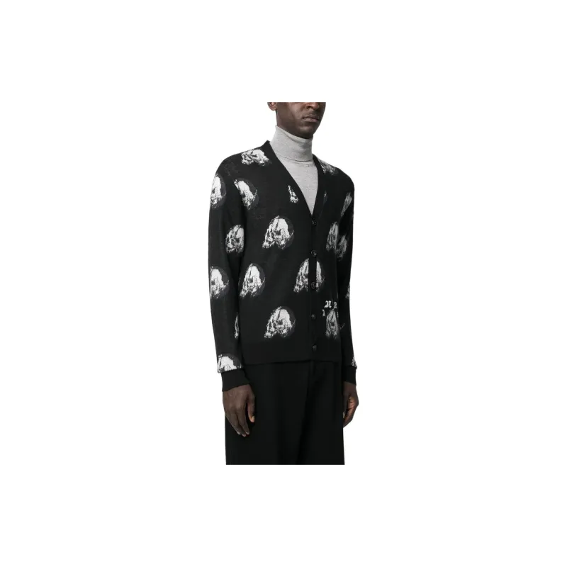 AMIRI X Wes Lang Repeat Skull Cardigan-3