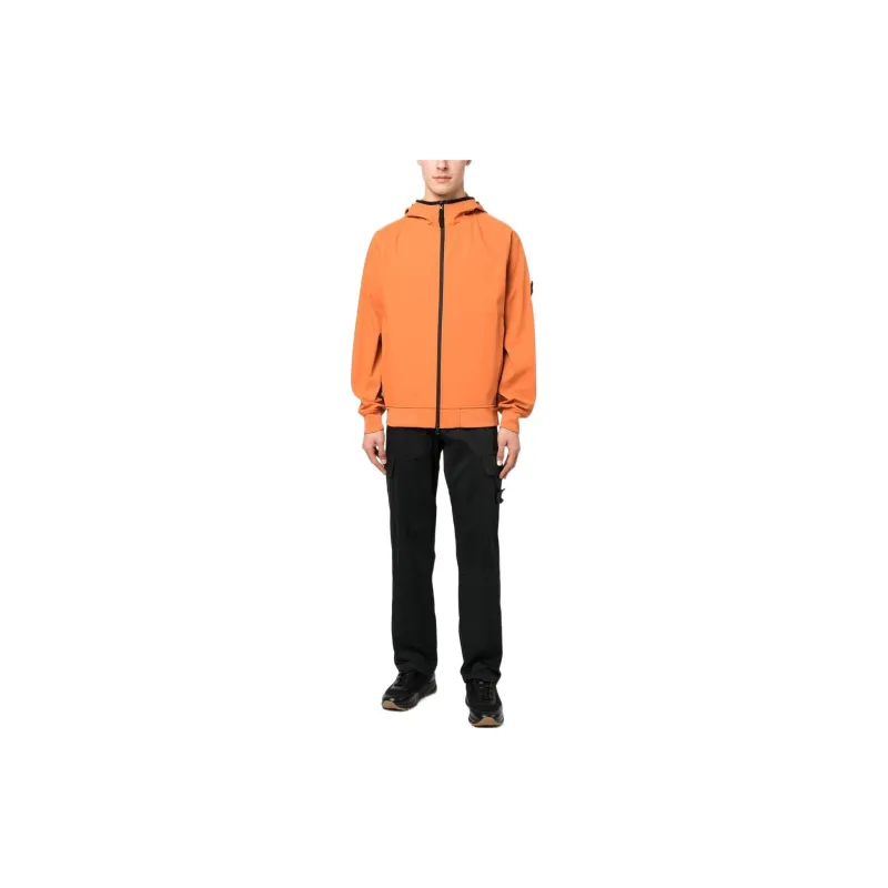 STONE ISLAND Light Soft Shell R E.Dye Technology In Recycled Polyester Jacket-2