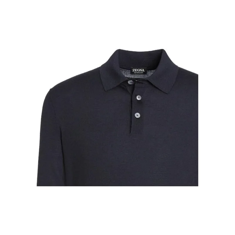 Zegna Cashseta Short Sleeved Polo Shirt-4