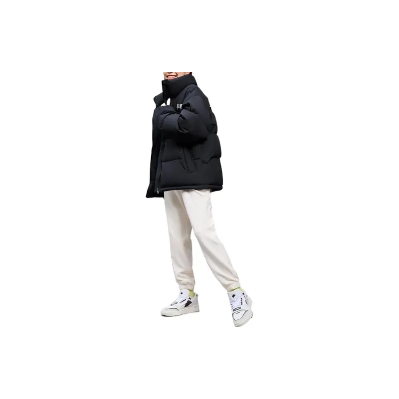 LiNing Sports Life Collection FW22 Down Jacket Winter Unisex Black-3