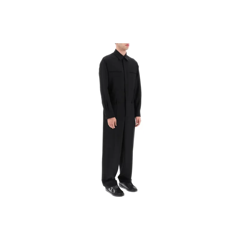 Valentino Jumpsuits Men Black-1