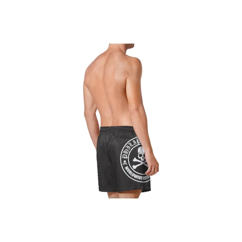 PHILIPP PLEIN Casual Shorts Men Black-3