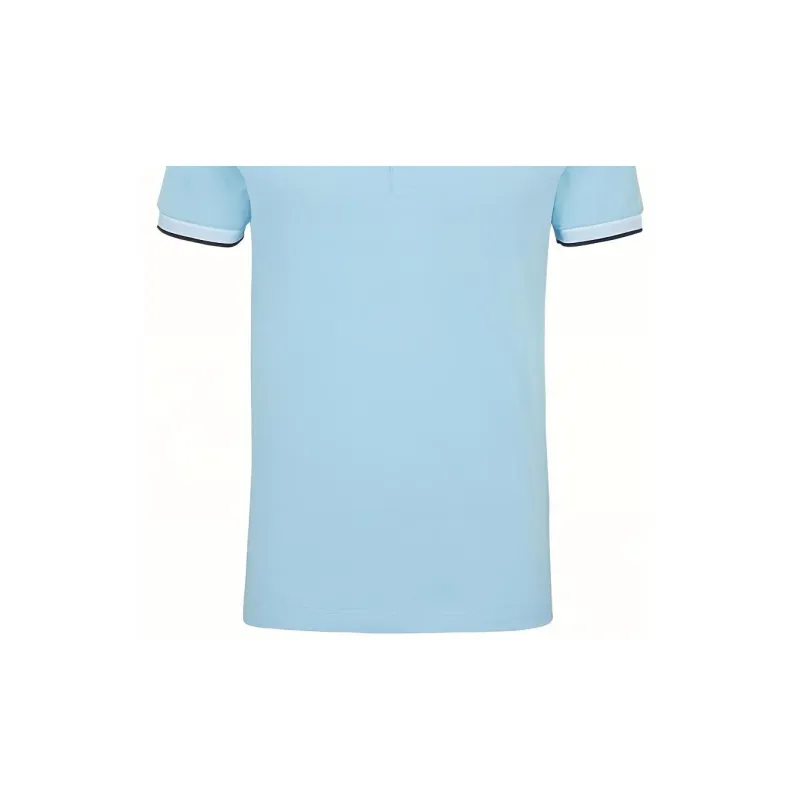 HUGO BOSS Polo Shirts Men Sky Blue-5