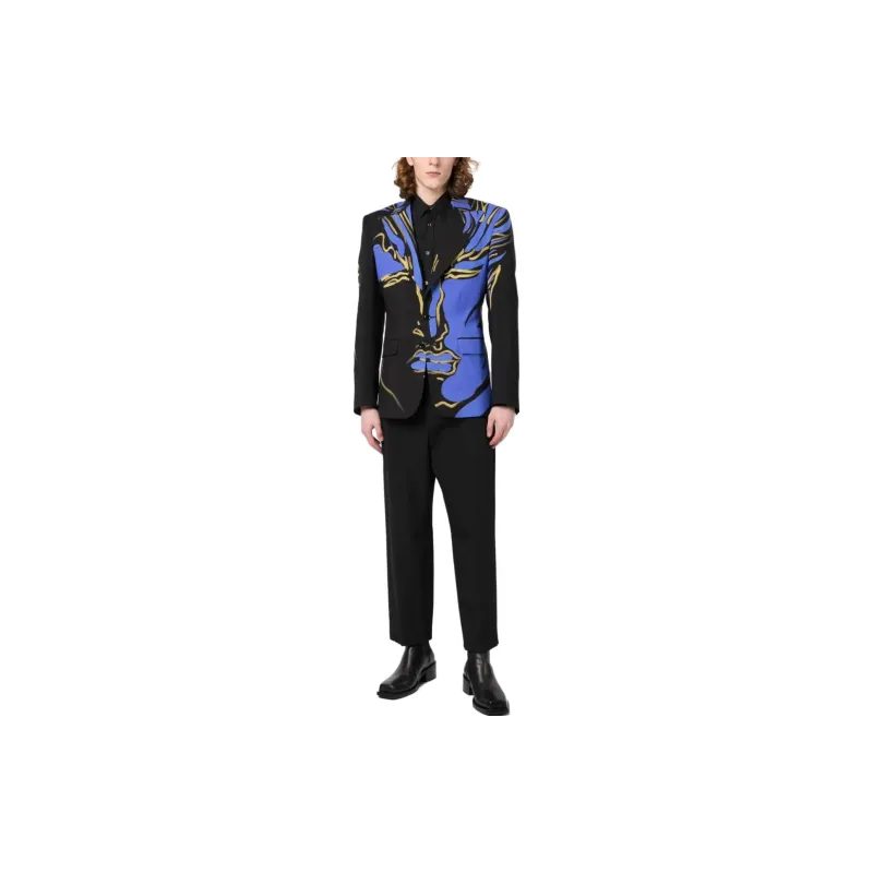 MOSCHINO Business Suits Men Black-1