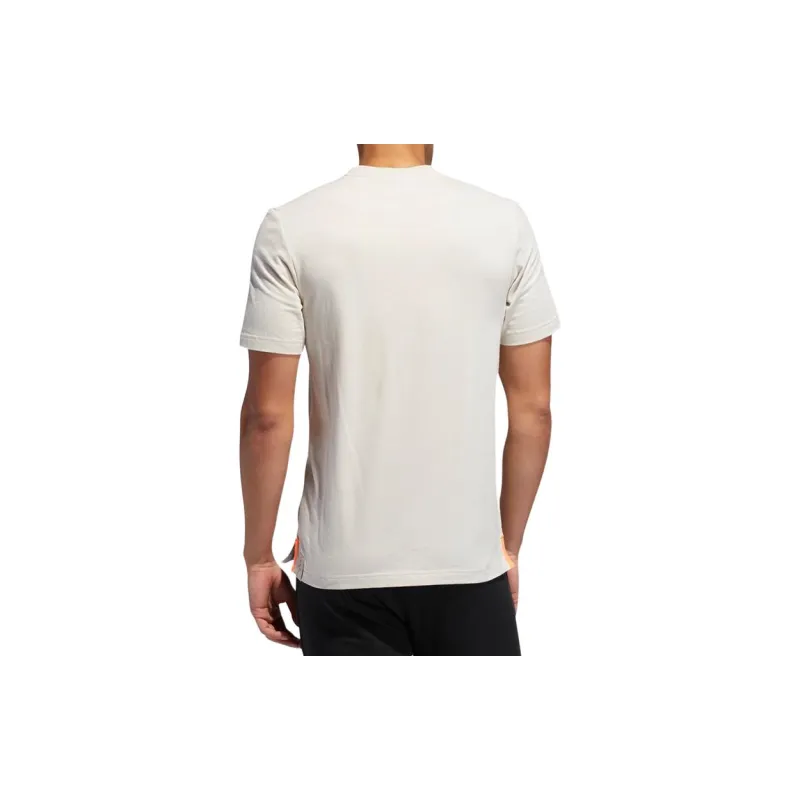 Adidas T Shirts Men Ecru-2