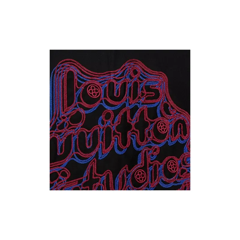 LOUIS VUITTON Embroidered Cotton Pique Polo-1